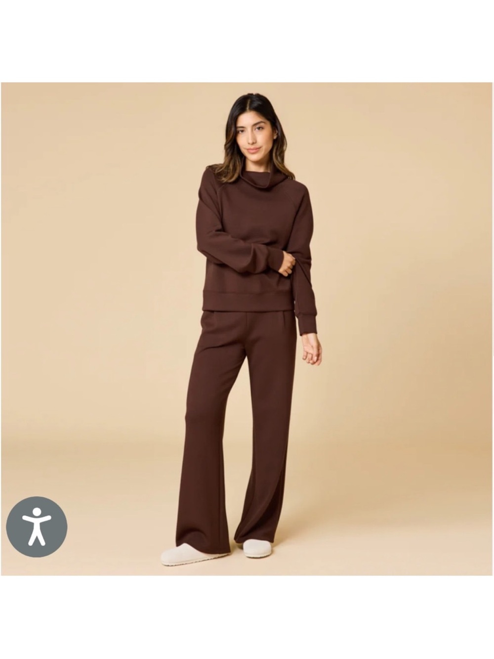 Nwt Softies dreamtech boat neck with pintuck pants M